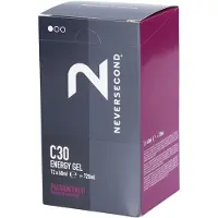 Neversecond C30 Boks Med Energigeler Pasjonsfrukt 60ml 12 Enheter