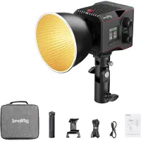 SmallRig 4376, 63 W, 1 ampuller, LED, Naturlig hvitt lys, Varm hvit, Sort, Metall, Plast