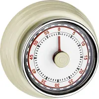 TFA-Dostmann 38.1037, Mekanisk tidsur, Beige, 60 min, Metall, Analog, Magnetisk