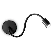 Ideal Lux Focus fleksibel LED-vegglampe, svart