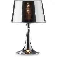 Ideal Lux Bordlampe London Cromo, høyde 36,5 cm