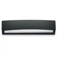 Ideal Lux utendørs vegglampe Andromeda, svart, bredde 45 cm