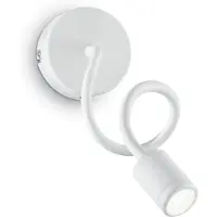Ideal Lux Focus fleksibel LED-vegglampe, hvit