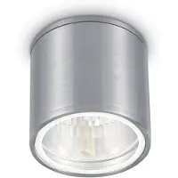 Ideal Lux taklampe Gun, aluminiumsfarget, metall, IP55, GU10