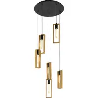 Eglo LITTLETON klynge 6L NATUR