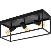 Eglo SILENTINA taklampe 3xE27 sort