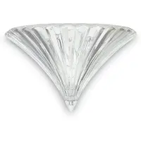 Ideal Lux vegglampe Santa, bredde 39 cm, gjennomsiktig, glass