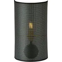 Emibig Aston K1 vegglampe svart/gull LED 1148/K1