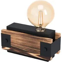 Eglo LAYHAM table lamp black/brown