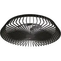 Mantra-Iluminacion Smart LED-takvifte Himalaya, svart, DC, stillegående