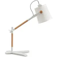 Mantra-Iluminacion Bordlampe Nordica med tekstilskjerm