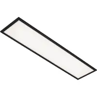 Briloner LED-panel Piatto CCT fjernkontroll 100x25 svart