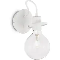 Ideal Lux vegglampe Radio, hvit, metall, E27