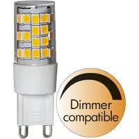 Star Trading LED-pære G9 Dimbar 3,8W (36W) 4000K 410 lumen