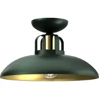 Eko-Light Taklampe Felix, grønn/gull