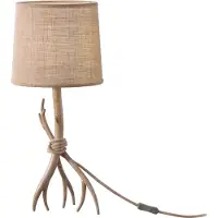 Mantra-Iluminacion Sabina bordlampe med tekstilskjerm