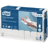 Tork Håndklædeark H2 Xpress Soft Premium Multifold - (21 pakker x 110 ark)