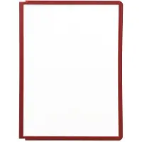 Durable Registerlomme Sherpa A4 rød (10 stk.)