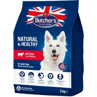 Butcher's Natural & Healthy med okse - 3 kg