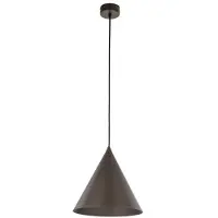 TK Lighting Hengelampe Cono, med 1 lyskilde, Ø 27 cm, bronsefarget