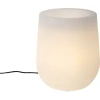 QAZQA Smart gulvlampe til utendørs blomsterpotte hvit IP44 inkl. WiFi A60 - Blomsterpotte