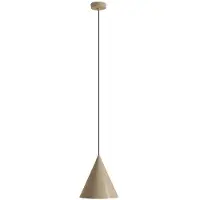 Aldex Hengelampe, svart, metall, Ø 24 cm, kjegleformet, E27