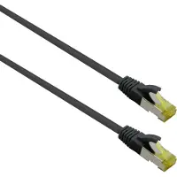 Helos patchkabel Cat.6a Superflex GHMT AWG 27/7 svart 20,0 m