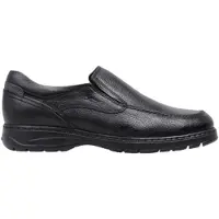 Fluchos for man. 9144_SALV_NEGF Leather shoes 9144 Crono black (46), Casual