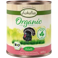 Lukullus økologisk Adult kalkun med squash (glutenfri) - 6 x 800 g