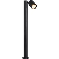 QAZQA Stående utendørslampe sort 80 cm AR70 justerbar IP44 - Solo