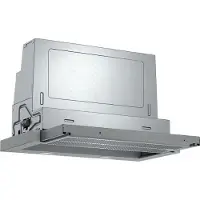Bosch Serie | 4 DFR067A52 - Panser - teleskopisk - Nisje - bredde: 52.4 cm - dybde: 29 cm - ekstraksjon og resirkulasjon (-) - med intern motor - sølvmetallfarge
