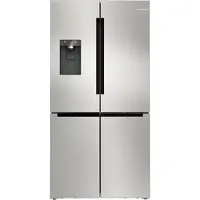 Bosch Serie 6 KFD96APEA kjøleskap/fryser 574 L E 90,5 cm børstet stål