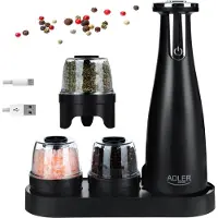 Adler Ad 4449 Usb Elektrisk Salt-og Pepperkvern