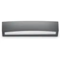 Ideal Lux utendørs vegglampe Andromeda, antrasitt, bredde 45 cm