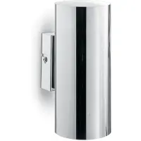 Ideal Lux vegglampe Look, krom, metall, 2 lyskilder opp/ned