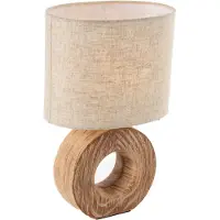 FISCHER&HONSEL GMBH Bordlampe Hanke høyde 31 cm sand skjerm