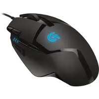 Logitech G402 Hyperion Fury FPS - Gaming mus - Optisk - 8 - Svart