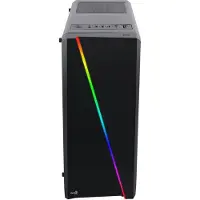 Aerocool Cylon - Tower - ATX - sidepanel med vindu - ingen strømforsyning - svart - USB/lyd