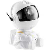 Mtp Products XO-CF4 Astronaut Stjerne Projeksjonslys - Hvit
