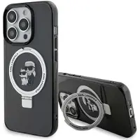 Karl Lagerfeld KLHMP15XHMRSKCK iPhone 15 Pro Max 6,7" svart/hardcase Ringstativ MagSafe