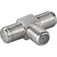 Pro F-adapter T-Type: F female > 2 F female