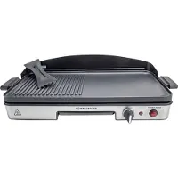 Rommelsbacher BBQ 2003 - Grill - elektrisk - 1250 kvadratcentimeter - rustfritt stål / svart
