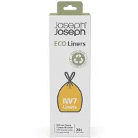 Joseph Joseph JJ søppelsekker 20 stk 20 l Eco grå