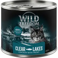 Wild Freedom Adult 6 x 200 g - Clear Lakes - Ørret & kylling