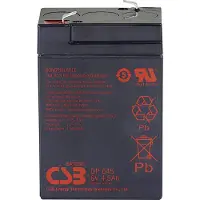 CSB GP 645 Standby USV Blybatteri 6 V 4.5 Ah Blyfleece (B x H x T) 70 x 107 x 48 mm Fladstik 4,8 mm Vedligeholdelsesfri, Lav selvafladning
