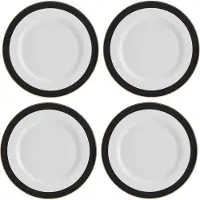 MIKASA Luxe Deco 27 Cm Flat Tallerken 4 Enheter