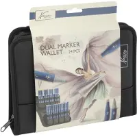 Nassau TWIN MARKERS 24 pcs in pencil case