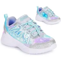 SKECHERS Sko m. Lys - Dream Løp Wing Brites - Sølv Lavender - - 35 - Blinkende sko