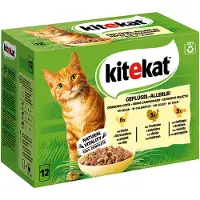 Kitekat porsjonsposer 48 x 85 g - Geflügel-Allerlei in Gelee