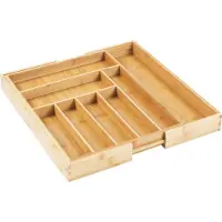Greenblue uttrekkbar bambus bestikkorganisator 325-500x430x45 mm (GB379)